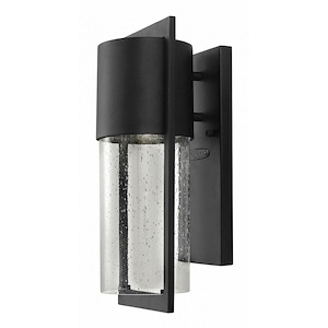 Manor Hall Mews - 1 Light Small Outdoor Wall Lantern in Transitional-Modern Style - 6.25 Inches Wide by 15.5 Inches High - 1251351