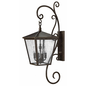 Warren Court - Four Light Large Outdoor Wall Mount in Traditional Style - 11 Inches Wide by 35.75 Inches High - 1251314