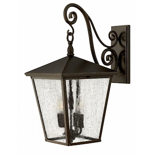 Warren Court - Four Light Outdoor Large Wall Mount in Traditional Style - 11 Inches Wide by 22.25 Inches High - 1251429