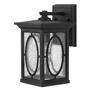 Andrew Wharf - One Light Small Outdoor Wall Mount in Traditional-Transitional-Craftsman Style - 6 Inches Wide by 10.75 Inches High