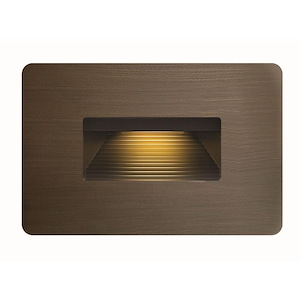Cardhu Crescent - 120V 4W LED Horizontal Step Light - 4.5 Inches Wide by 3 Inches High - 1250802
