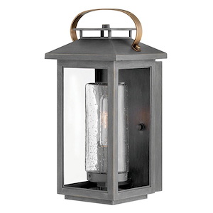 Mayfair Park - 1 Light Small Outdoor Wall Lantern in Traditional-Coastal Style - 6.5 Inches Wide by 14 Inches High