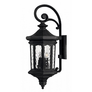Ross Cottages - 4 Light Large Outdoor Wall Lantern in Traditional Style - 11.75 Inches Wide by 31.5 Inches High