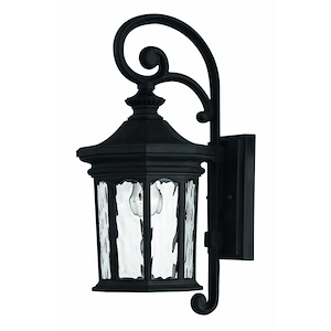 Ross Cottages - 1 Light Small Outdoor Wall Lantern in Traditional Style - 7.25 Inches Wide by 16.75 Inches High