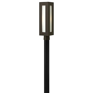 Crown Glade - 1 Light Post Mount in Modern Style - 6 Inches Wide by 20.75 Inches High - 1251471