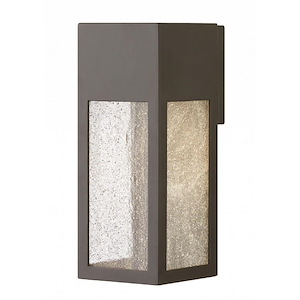 Tay Birches - 6.5W 1 LED Medium Outdoor Wall Lantern in Modern Style - 4.75 Inches Wide by 12 Inches High