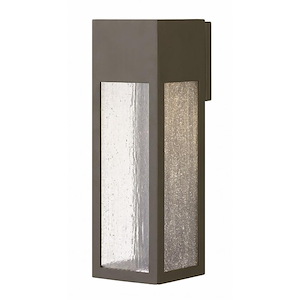 Tay Birches - 6.5W 1 LED Large Outdoor Wall Lantern in Modern Style - 4.75 Inches Wide by 15 Inches High - 1251573