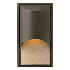 Harrow Meadows - 1 Light Small Outdoor Wall Lantern in Modern Style - 8 Inches Wide by 14.5 Inches High - 1251432