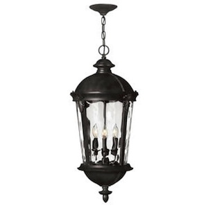 College Row - Outdoor Hanging Lantern in Traditional Style - 12.5 Inches Wide by 28.5 Inches High