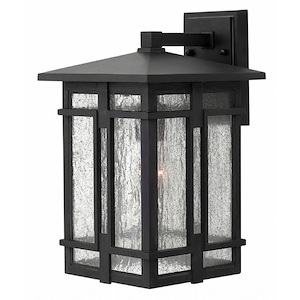 Hale Las - One Light Outdoor Wall Mount in Transitional-Craftsman Style - 9 Inches Wide by 14.75 Inches High