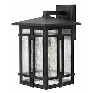 Hale Las - One Light Outdoor Wall Mount in Transitional-Craftsman Style - 11 Inches Wide by 18 Inches High - 1251446