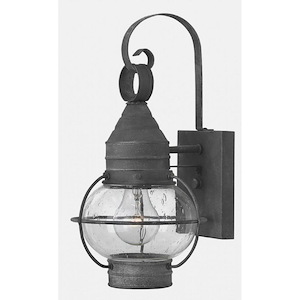 Bevan West - 1 Light Extra Small Outdoor Wall Lantern in Traditional-Coastal Style - 7 Inches Wide by 14 Inches High