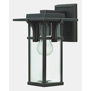 South Mile-End - 1 Light Small Outdoor Wall Lantern in Craftsman Style - 7.25 Inches Wide by 11.75 Inches High