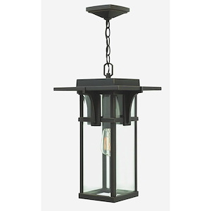 Cuckoo Gate - 1 Light Large Outdoor Hanging Lantern in Craftsman Style - 11.25 Inches Wide by 19.25 Inches High