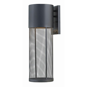 Glenwood Bottom - 1 Light Large Outdoor Wall Lantern in Modern-Industrial Style - 7.25 Inches Wide by 21.75 Inches High