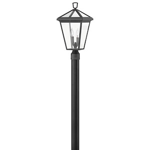Eagle Isaf - 2 Light Medium Outdoor Low Voltage Post or Pier Mount Lantern in Traditional Style - 10 Inches Wide by 20.25 Inches High