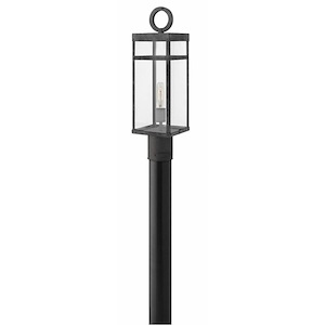 Hoylake Brook - 1 Light Medium Outdoor Post or Pier Mount Lantern in Transitional Style - 6.5 Inches Wide by 22.75 Inches High