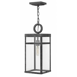 Hoylake Brook - 1 Light Medium Outdoor Hanging Lantern in Transitional Style - 7.5 Inches Wide by 19 Inches High