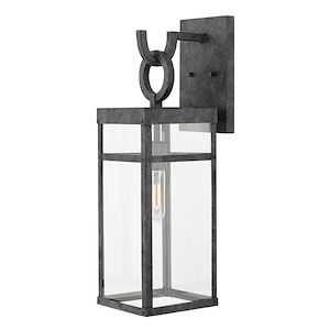 Hoylake Brook - 1 Light Medium Outdoor Wall Lantern in Transitional Style - 6.5 Inches Wide by 22 Inches High