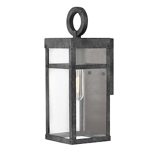 Hoylake Brook - 1 Light Extra Small Outdoor Wall Lantern in Transitional Style - 5.5 Inches Wide by 13 Inches High - 1251533