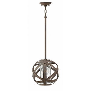 Brick Kiln Celyn - 1 Light Small Outdoor Pendant in Industrial Style - 10 Inches Wide by 10.5 Inches High - 1251597