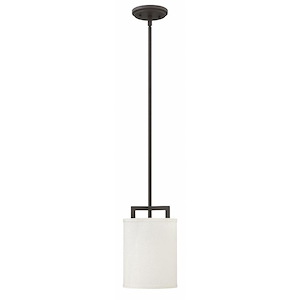 Galloway Ridings - 1 Light Small Pendant in Transitional Style - 7 Inches Wide by 11.75 Inches High - 1251657