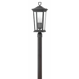 Deans Farm - 3 Light Large Outdoor Low Voltage Post Top or Pier Mount Lantern in Traditional Style - 10 Inches Wide by 22.75 Inches High - 1251526