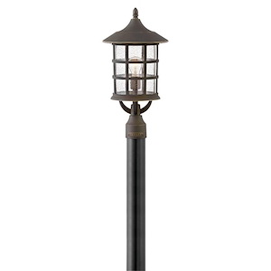 Briar Las - 1 Light Large Outdoor Low Voltage Post Top or Pier Mount Lantern - Coastal Style - 10 Inch Wide by 20.5 Inch High