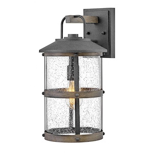 Royston By-Pass - 1 Light Medium Outdoor Wall Lantern in Coastal Style - 9 Inches Wide by 17.25 Inches High - 1252001