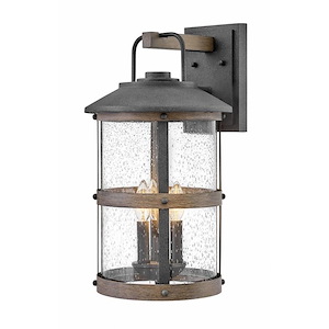 Royston By-Pass - 3 Light Large Outdoor Wall Lantern in Coastal Style - 10.5 Inches Wide by 19.75 Inches High