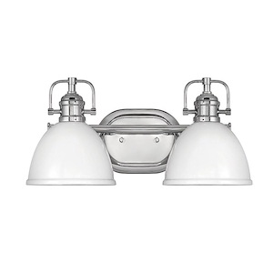 Corbett Hall - Two Light Vanity Light in Traditional-Coastal Style - 16 Inches Wide by 7.75 Inches High - 1251957