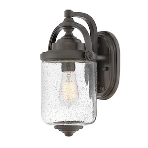 Hardy Valley - One Light Outdoor Small Wall Lantern in Traditional Style - 8.25 Inches Wide by 14 Inches High - 1251912