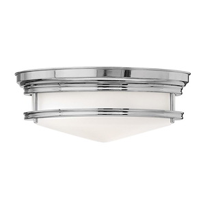 Charlton Courtyard - 3 Light Large Flush Mount in Traditional-Coastal Style - 14 Inches Wide by 5.5 Inches High - 1251930