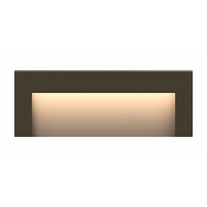 Bushy Lane - 12V 2.5W LED Wide Horizontal Deck Light - 8 Inches Wide by 3 Inches High - 1251842