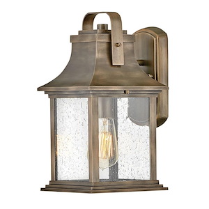 Dawson Downs - 1 Light Small Outdoor Wall Lantern in Traditional Style - 7.25 Inches Wide by 13.75 Inches High