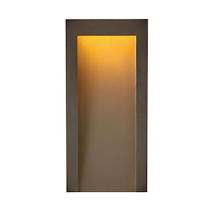 Sherwood Lanes - 8W LED Medium Outdoor Wall Lantern in Modern Style - 7 Inches Wide by 15 Inches High