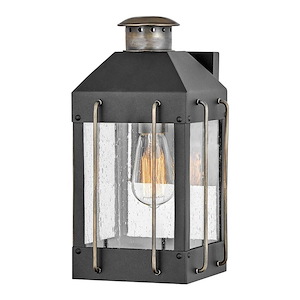 Smithy Villas - One Light Outdoor Small Wall Lantern in Traditional Style - 7.5 Inches Wide by 13.25 Inches High