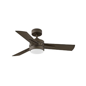 The Bridle Way - 44 Inch 3-Blade Ceiling Fan with Light Kit