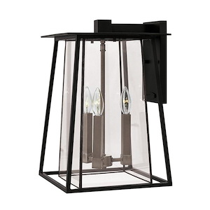 Crookfold Gardens - Large Outdoor Wall Lantern Aluminum Approved for Wet Locations - Craftsman Style - 11.5 Inch Wide by 17.5 Inch High - 1251532