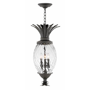 Meadows Garth - 4 Light Medium Outdoor Hanging Lantern in Traditional-Glam Style - 12.5 Inches Wide by 28.5 Inches High - 1251608