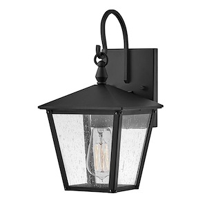 Lows Court - 1 Light Small Outdoor Wall Lantern in Traditional Style - 7 Inches Wide by 13.75 Inches High - 1252246