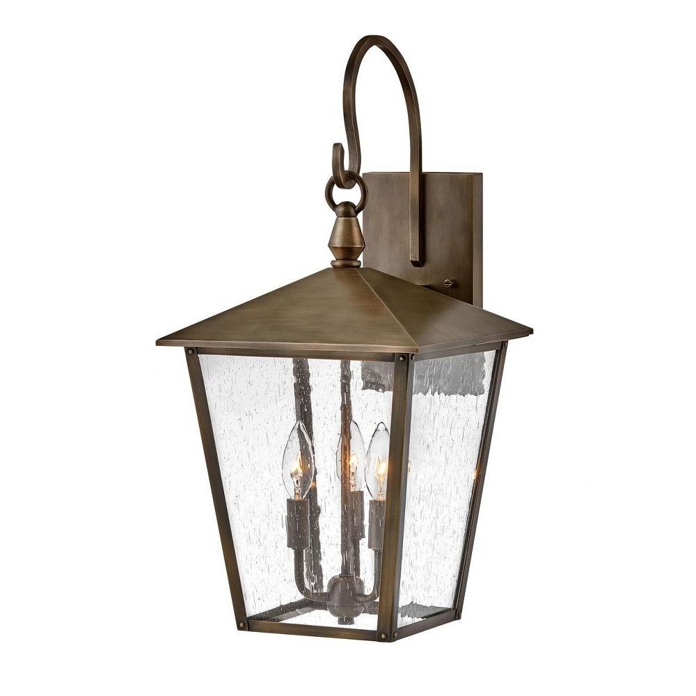 Bailey Street Home 81-BEL-4442253 Lows Court - 3 Light Large Outdoor Wall Lantern in Traditional Style - 11 Inches Wide by 23 Inches High
