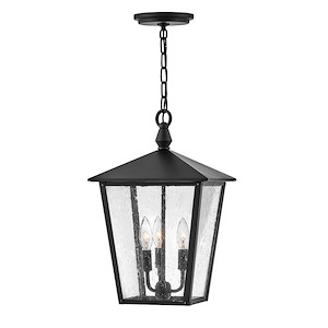 Lows Court - 3 Light Medium Outdoor Hanging Lantern in Traditional Style - 11 Inches Wide by 17.75 Inches High - 1252281