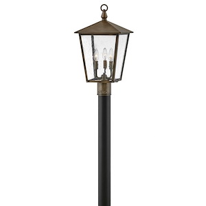 Lows Court - 3 Light Medium Outdoor Post Top or Pier Mount Lantern in Traditional Style - 11 Inches Wide by 20.75 Inches High - 1252248