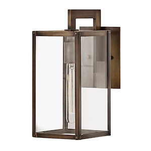 Celandine Laurels - 1 Light Small Outdoor Wall Lantern in Transitional Style - 6 Inches Wide by 13.25 Inches High