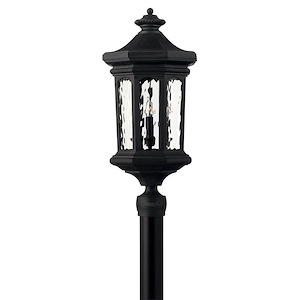 Brookdene Avenue - 4 Light Large Outdoor Low Voltage Post Top or Pier Mount Lantern in Traditional Style - 11.75 Inches Wide by 26.25 Inches High