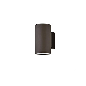 Ermington Drive - 6.5W 1 LED Small Outdoor Down Light Wall Lantern in Modern Style - 4.5 Inches Wide by 8 Inches High