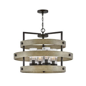 Adeney Close - 4 Light Medium Outdoor Hanging Lantern in Transitional Style - 28 Inches Wide by 20.25 Inches High - 1252344