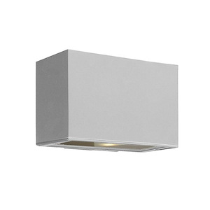 Firebrass Lane-1 Light Small Outdoor Up/Down Light Wall Lantern in Modern Style-9 Inches Wide by 6 Inches High - 1251380