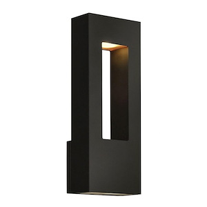 Firebrass Lane - 2 Light Medium Outdoor Wall Lantern in Modern Style - 6 Inches Wide by 16 Inches High - 1251500